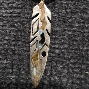 4 Sacred Mtns Feather Pendant